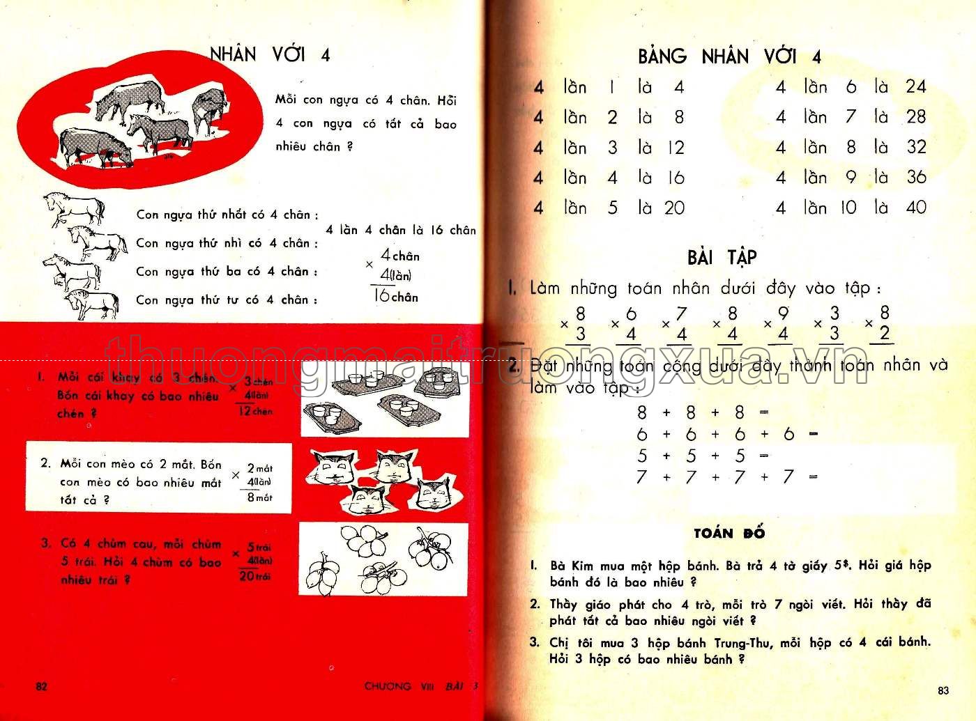 Em học toán lớp tư (1965) - Trang 42