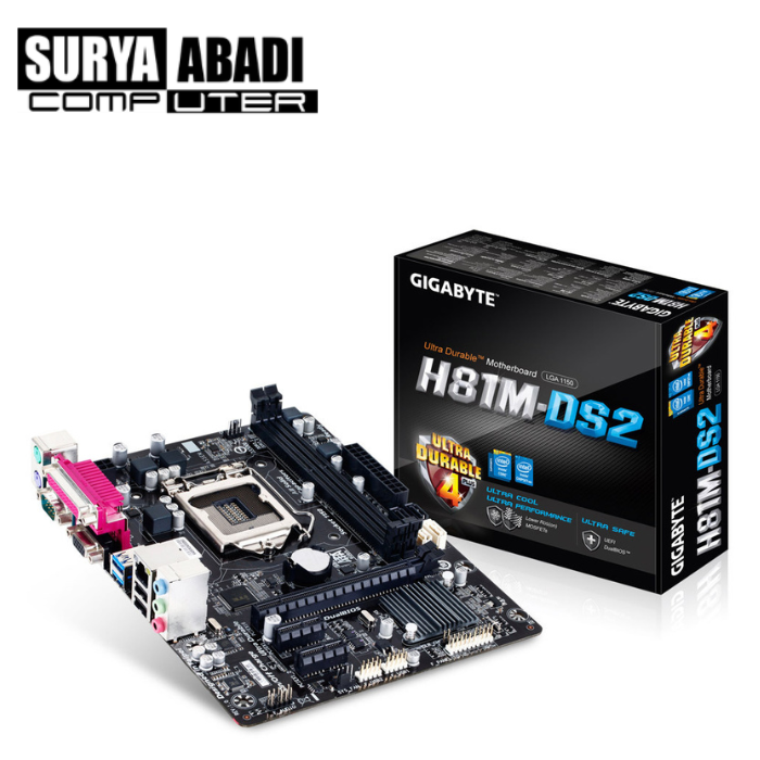 MOTHERBOARD GIGABYTE H81M-DS2