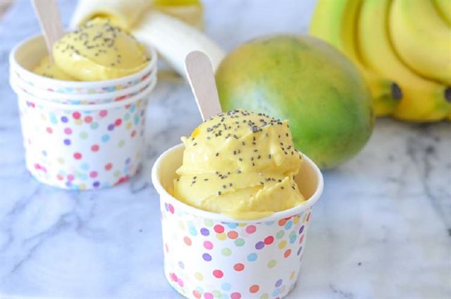 Kem Xoài Chuối Mát Lạnh