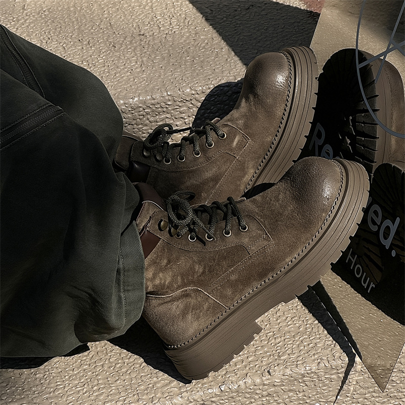 Herren-Stiefel im britischen Stil, Leder