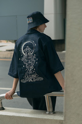 Embroidered Denim Outersleeve