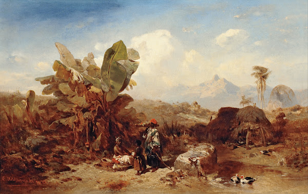 Landscape with Black People 1845