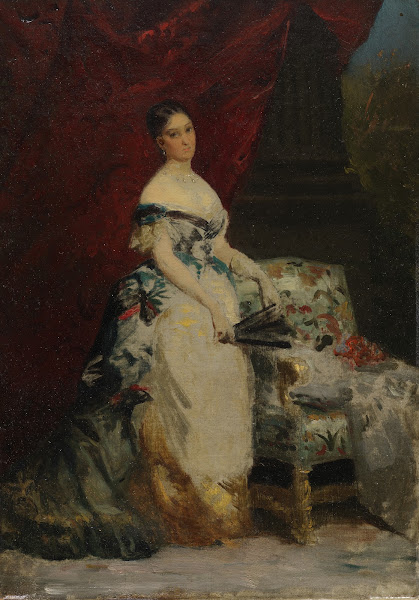 Portrait of Princess Brancaccio Massimo née Mary Elizabeth Hickson Field circa 1