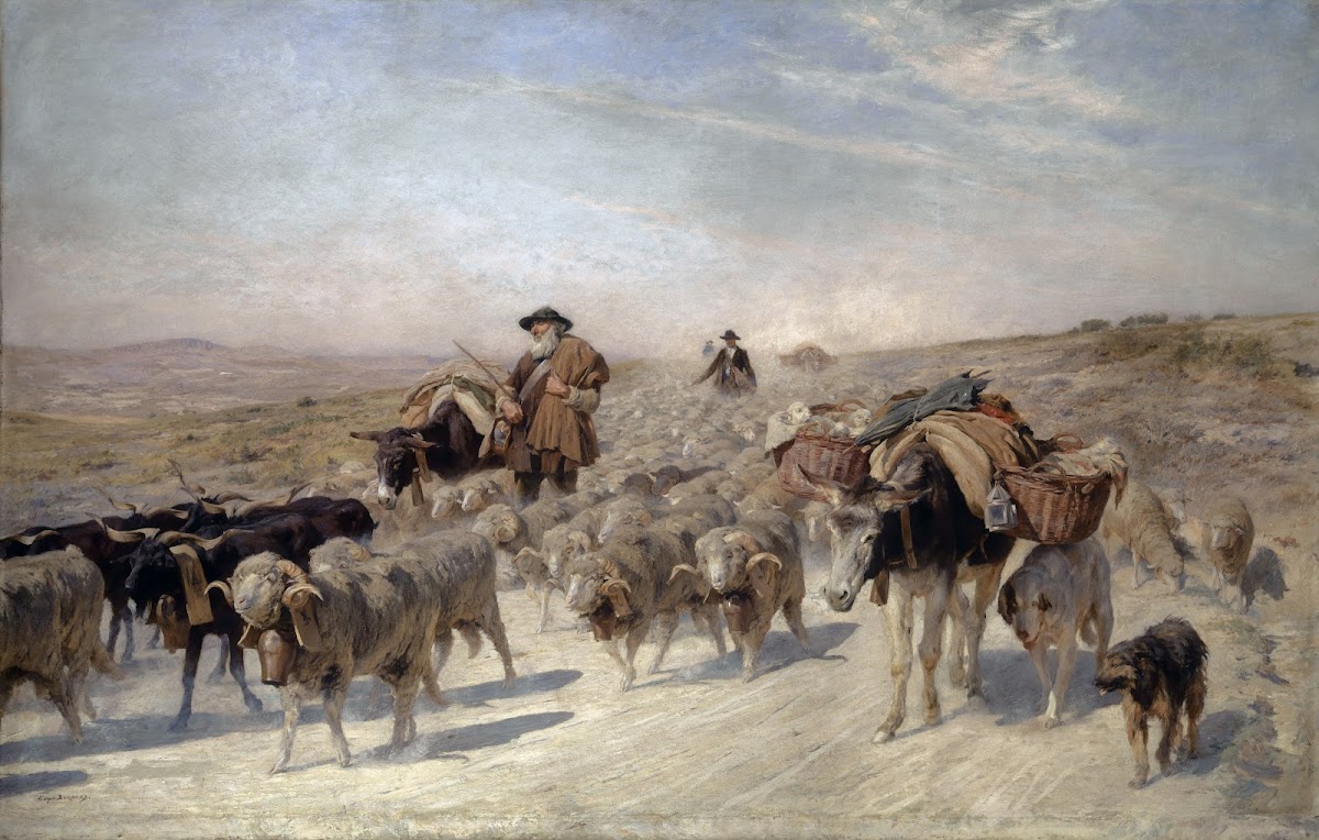 The Descent of the Herds 1890