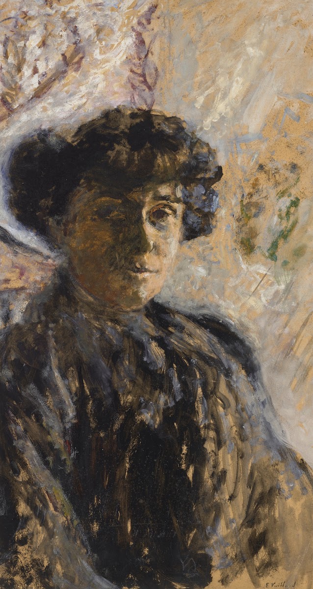 Madame Hessel en robe noir circa 1906