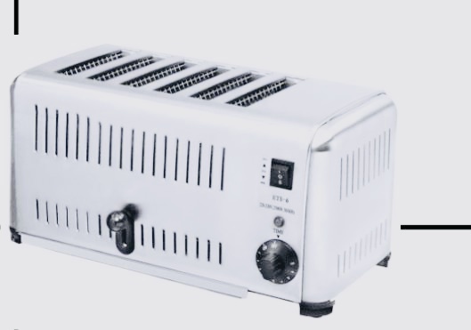 6 Slice Commercial Industrial Toaster