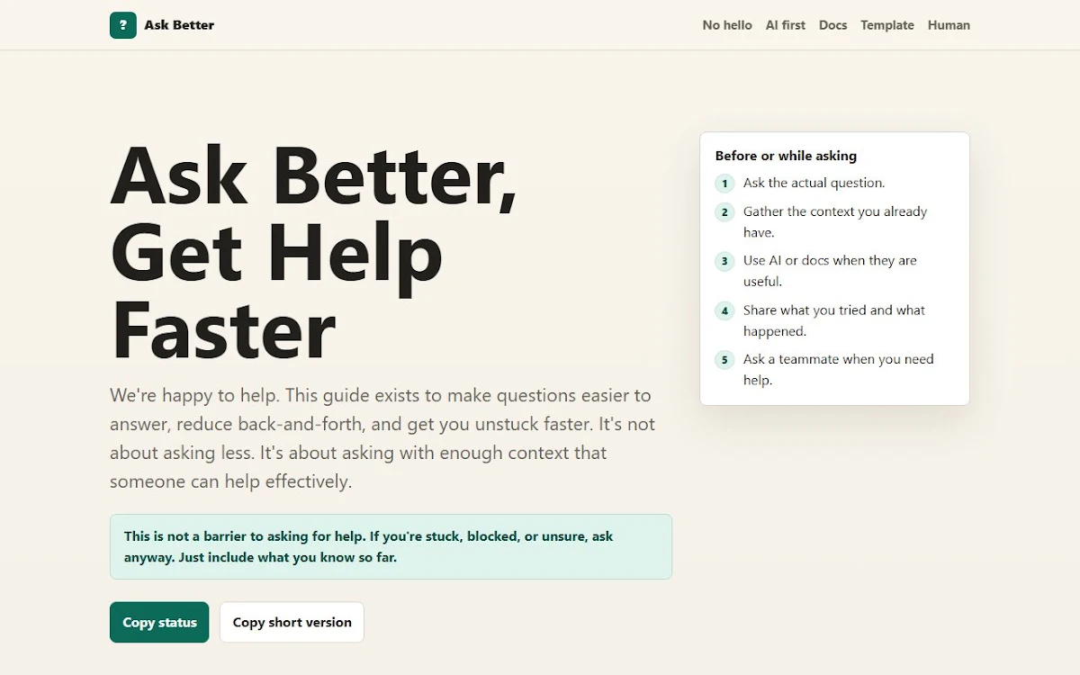 Captura de AskBetter