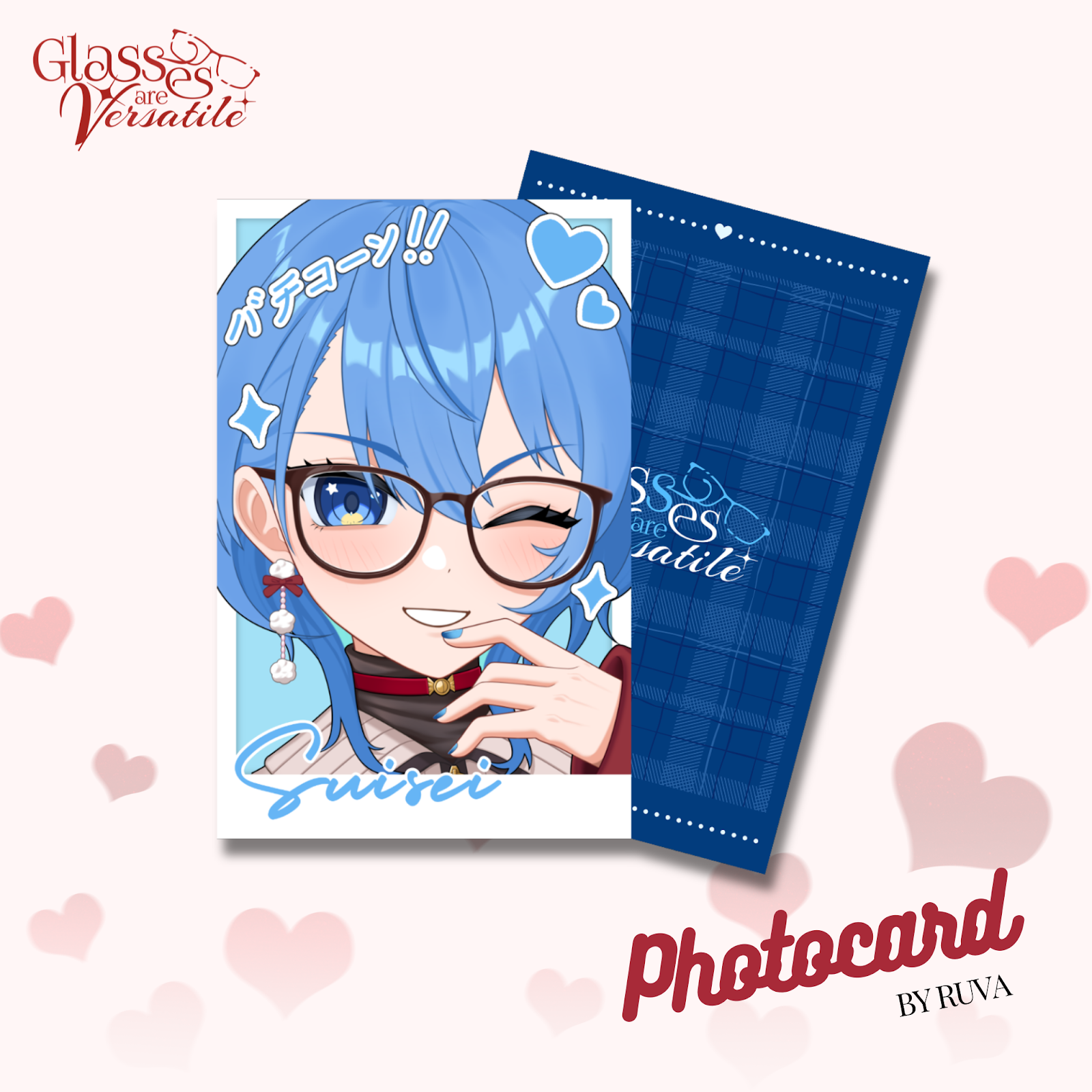 Hoshimachi Suisei Photocard by Ruva