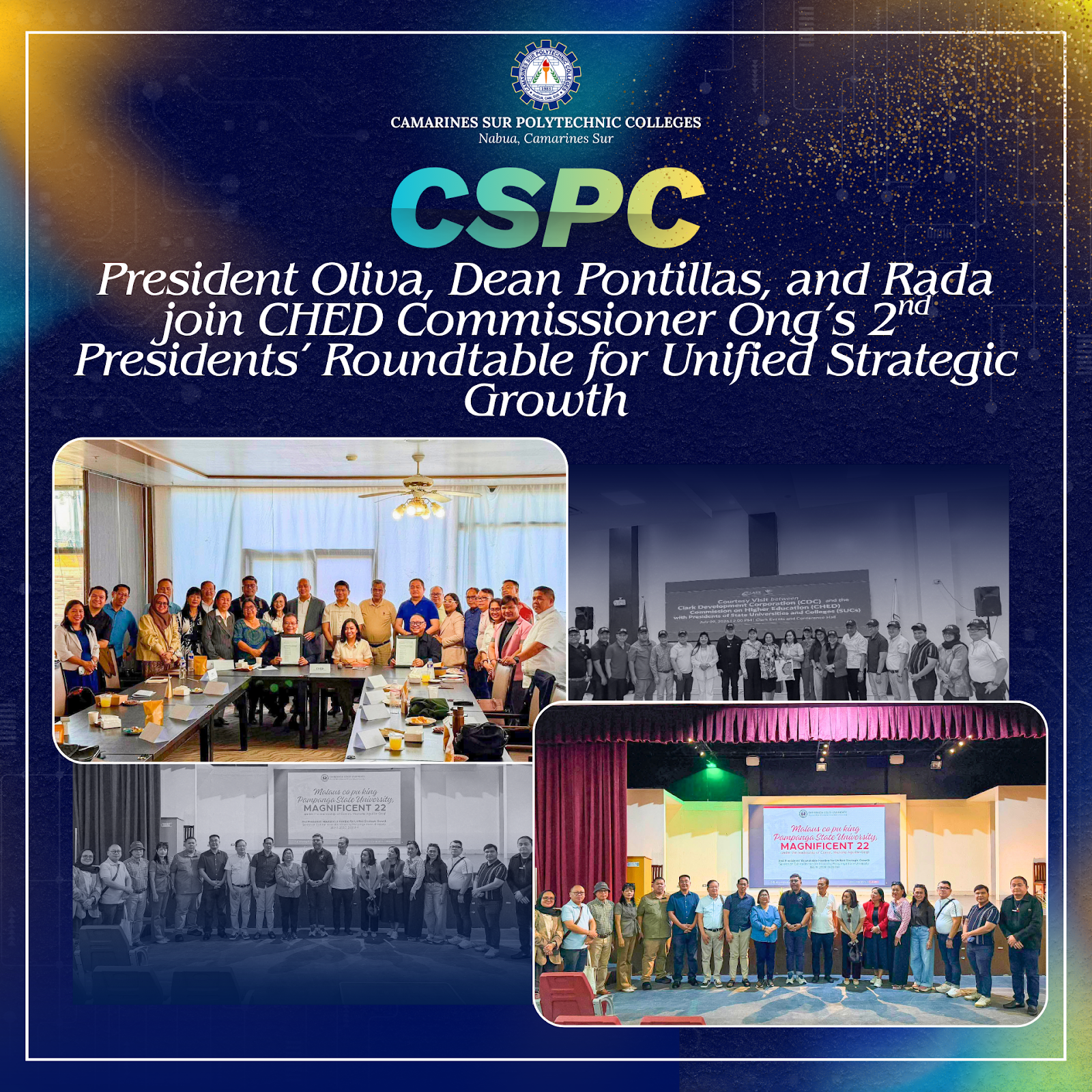 𝗖𝗦𝗣𝗖 𝗣𝗿𝗲𝘀𝗶𝗱𝗲𝗻𝘁 𝗢𝗹𝗶𝘃𝗮, 𝗗𝗲𝗮𝗻 𝗣𝗼𝗻𝘁𝗶𝗹𝗹𝗮𝘀, 𝗮𝗻𝗱 𝗥𝗮𝗱𝗮 𝗷𝗼𝗶𝗻 𝗖𝗛𝗘𝗗 𝗖𝗼𝗺𝗺𝗶𝘀𝘀𝗶𝗼𝗻𝗲𝗿 𝗢𝗻𝗴’𝘀 𝟮𝗻𝗱 𝗣𝗿𝗲𝘀𝗶𝗱𝗲𝗻𝘁𝘀’ 𝗥𝗼𝘂𝗻𝗱𝘁𝗮𝗯𝗹𝗲 𝗳𝗼𝗿 𝗨𝗻𝗶𝗳𝗶𝗲𝗱 𝗦𝘁𝗿𝗮𝘁𝗲𝗴𝗶𝗰 𝗚𝗿𝗼𝘄𝘁𝗵