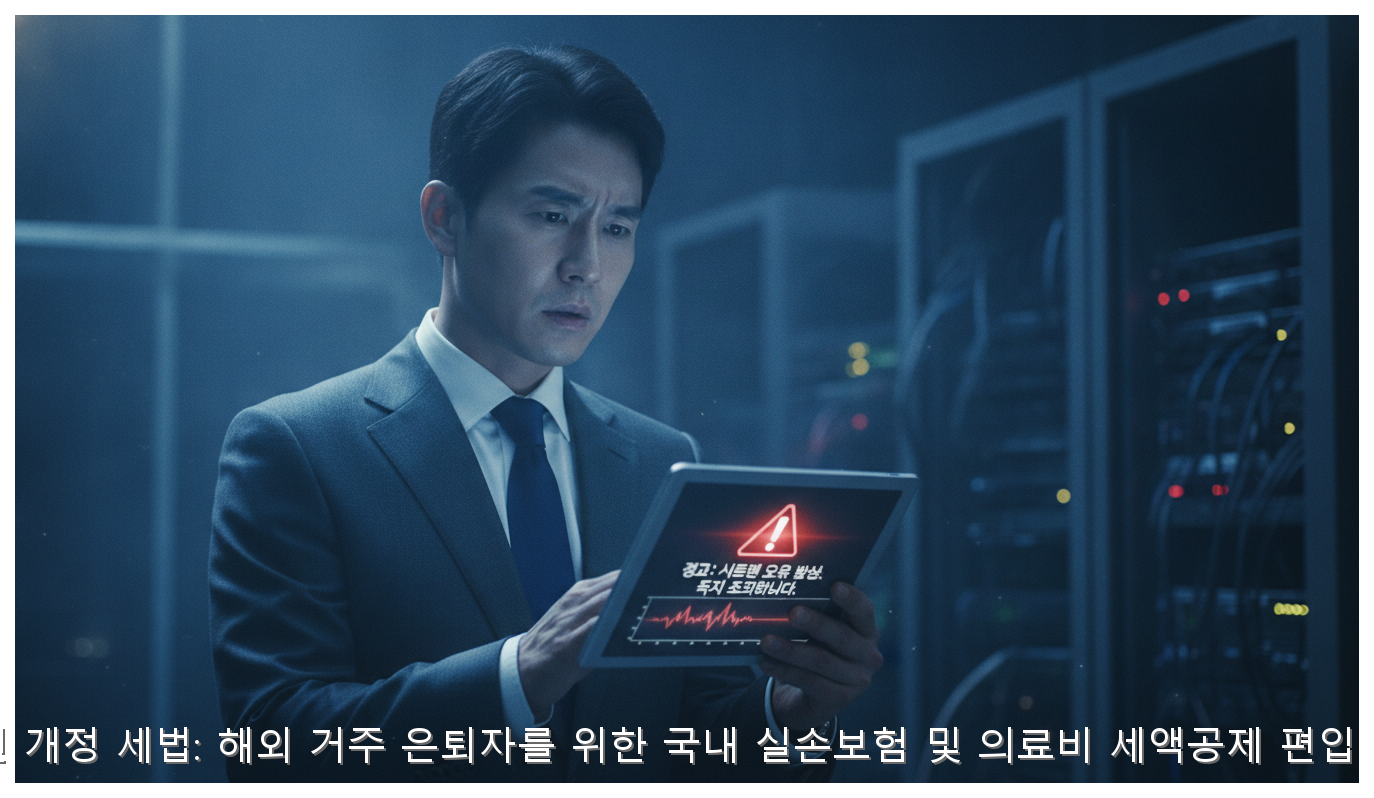 2026년 개정 세법: 해외 거주 은퇴자를 위한 국내 실손보험 및 의료비 세액공제 편입 가이드 핵심 안내 및 분석 인포그래픽 (7)