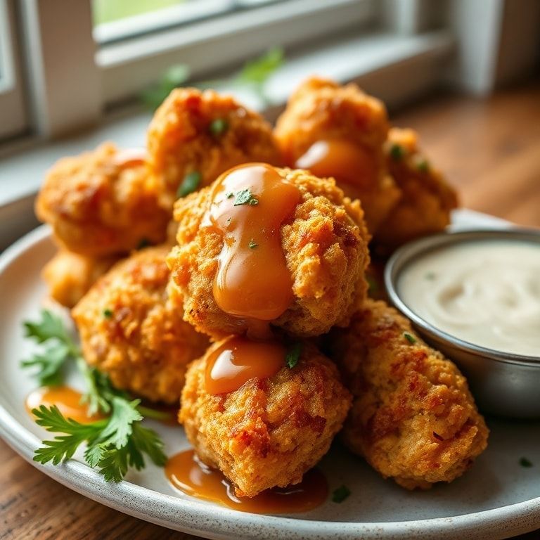 Crispy Honey Butter Chicken Bites Recipe for Easy Dinner: Quick & Crispy Delight finished
