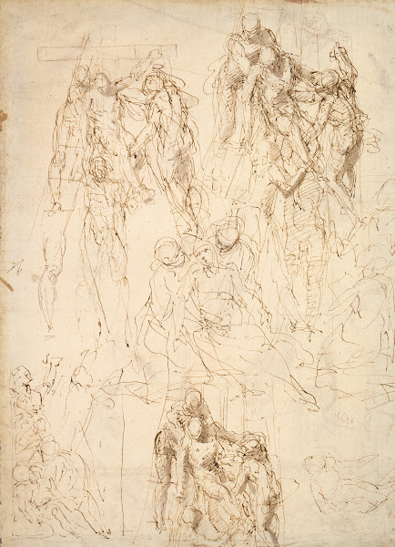 Studies for the Deposition c 1555