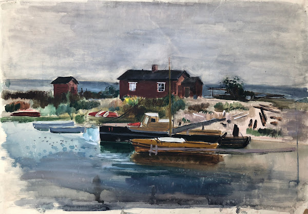 Binnenmeer in Stralsund circa 1936