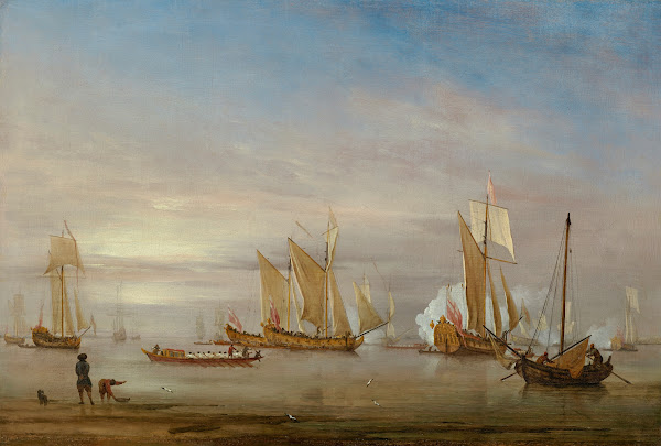 The Departure of William of Orange and Princess Mary for Holland November 1677