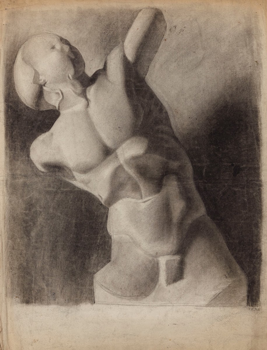 Etude de plâtre 19th century