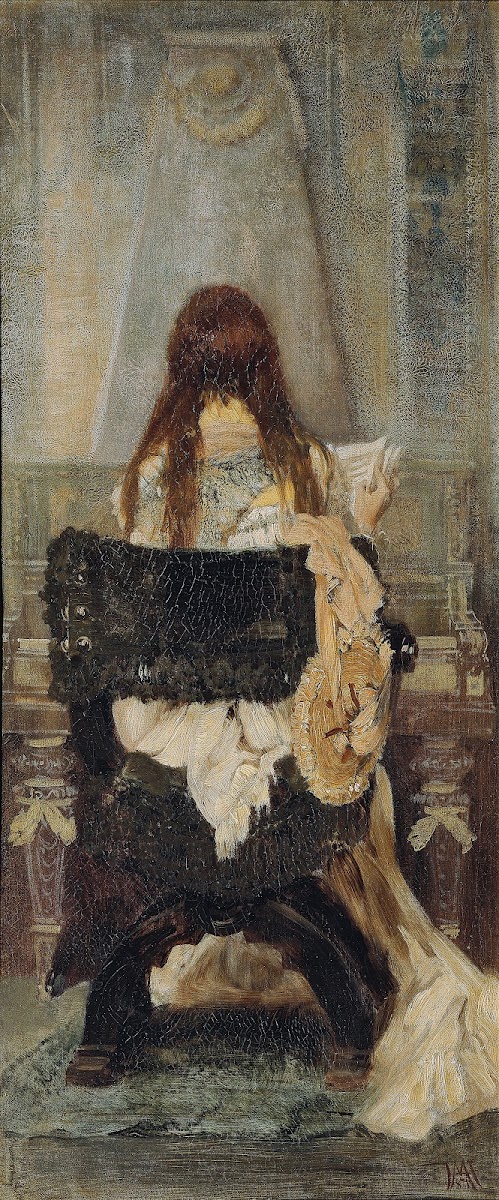 Lady At The Spinet 1871