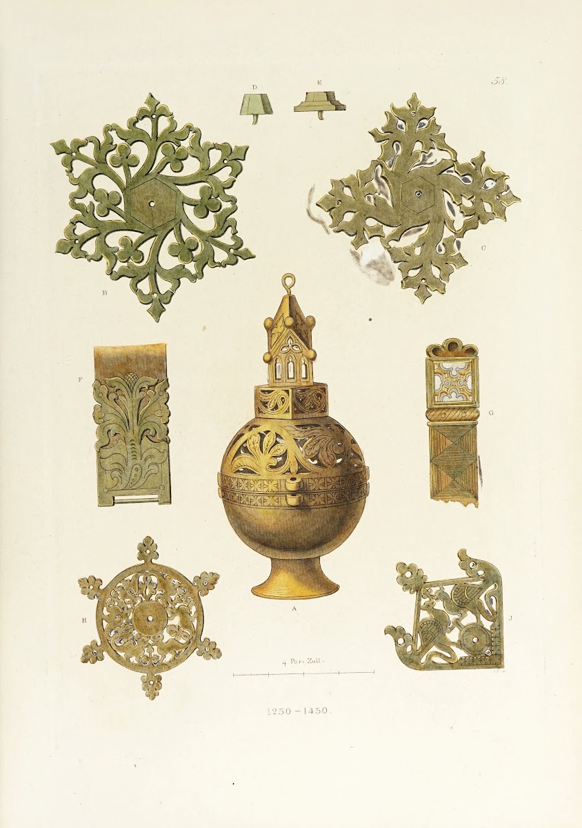 Kunstwerke und Gerathschaften des Mittelalters und der Renaissance Pl58 1852