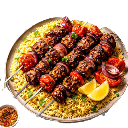 Lamb Maya Puri in Skewers