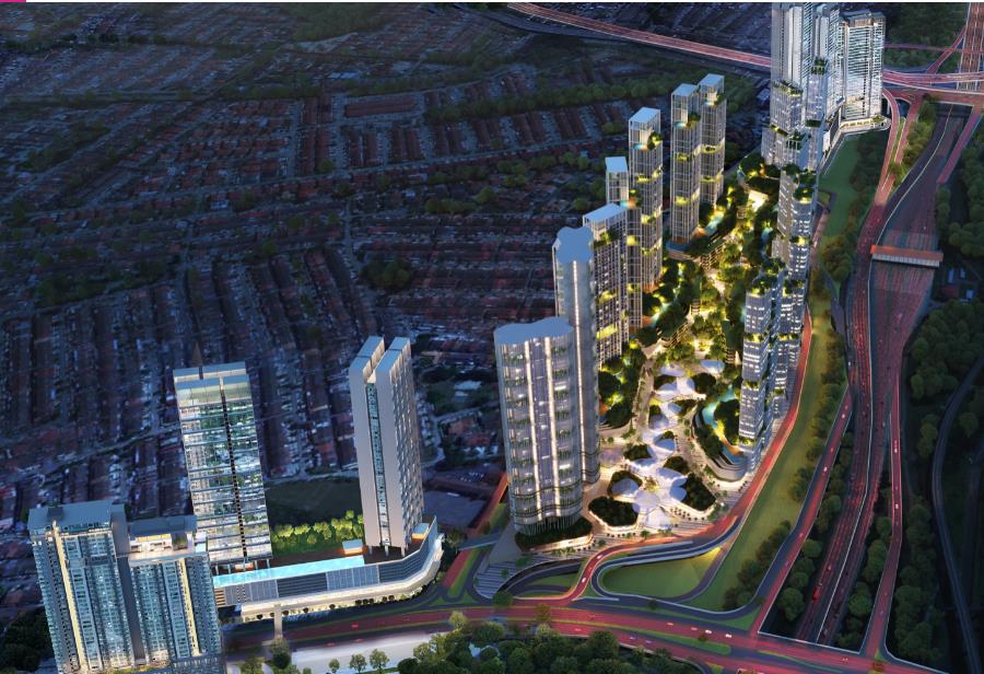 The Maple Residences @ W City OUG — project podium night