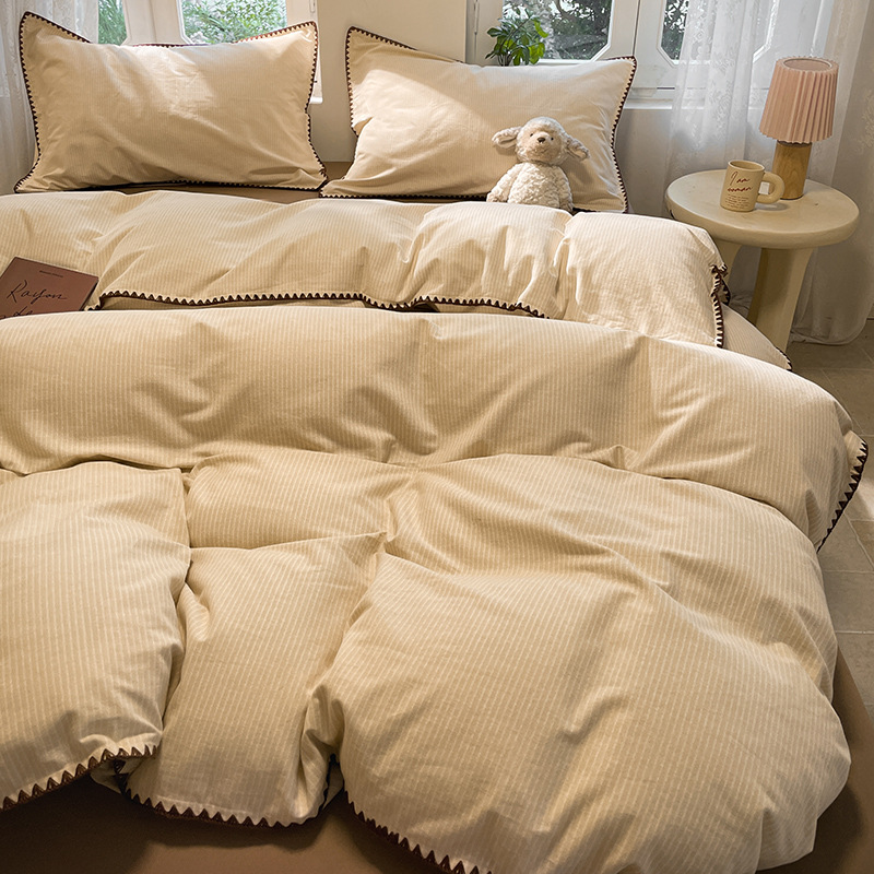Cotton bedding set, 4-piece, winter edition