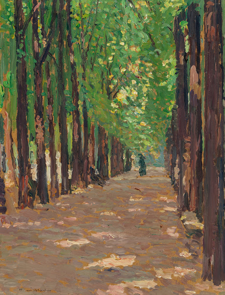 Une allée dans le Parc du Château de Versailles