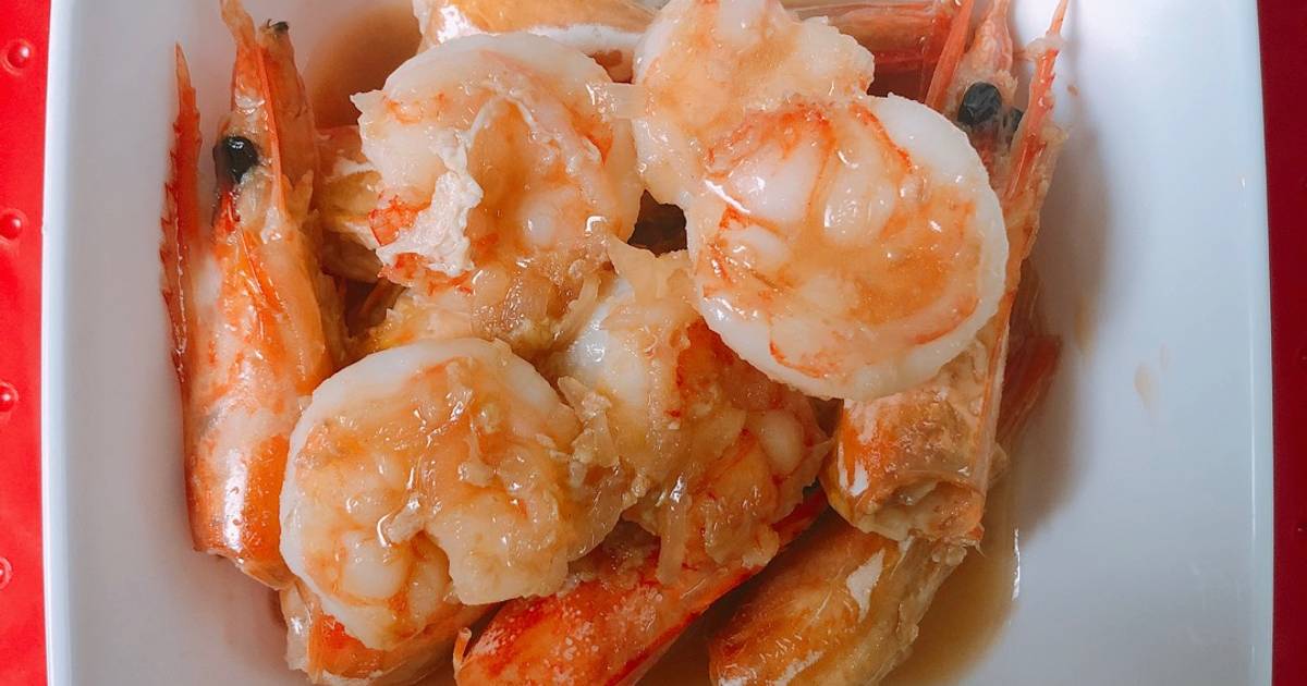 Tôm sú kho cho bé