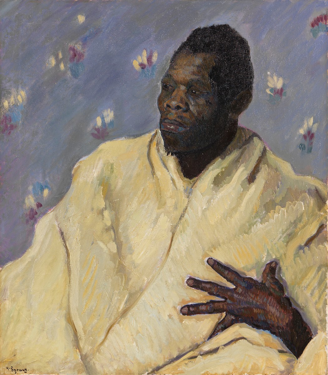 Afrikaner mit weißem Gewand 1912