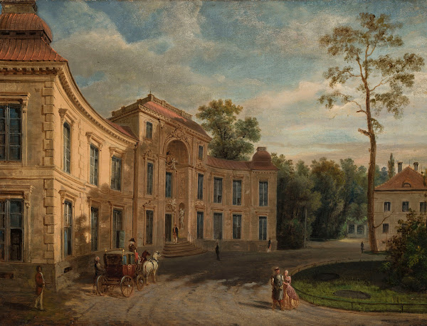 Myślewicki Palace in Łazienki circa 1870