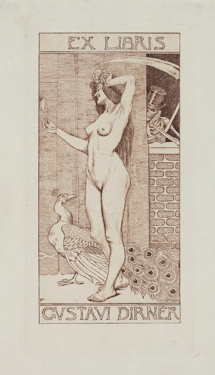 Bookplate of Gustavi Dirner 1903