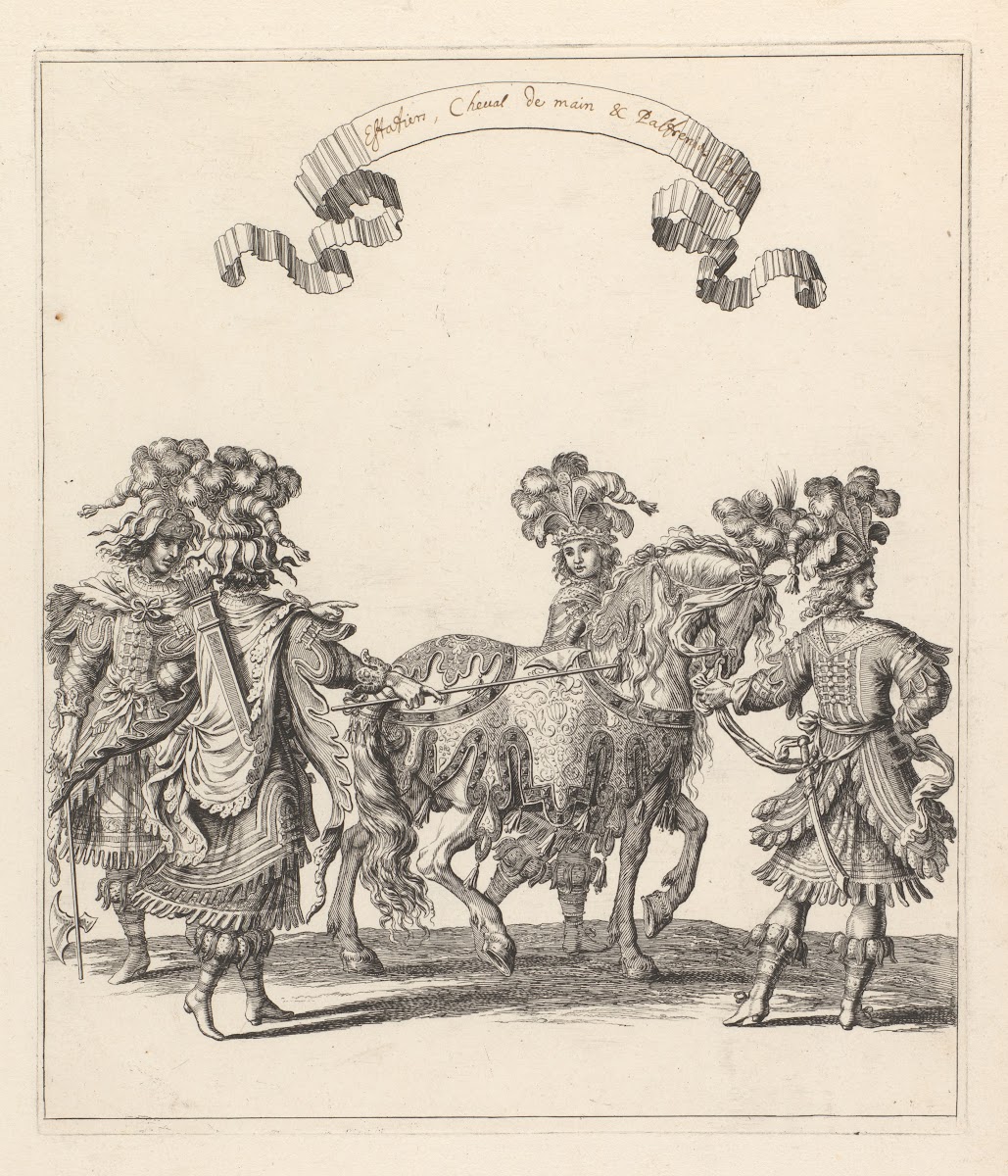 Estafier Cheval de main et Palfrenier Persans 1670