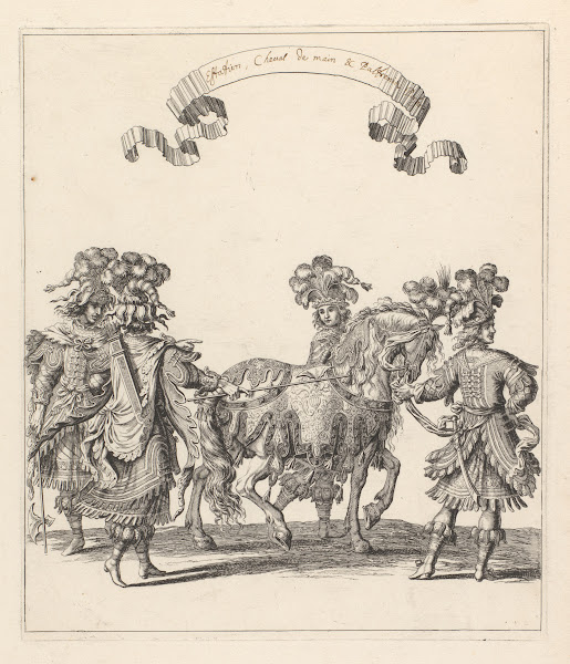Estafier Cheval de main et Palfrenier Persans 1670