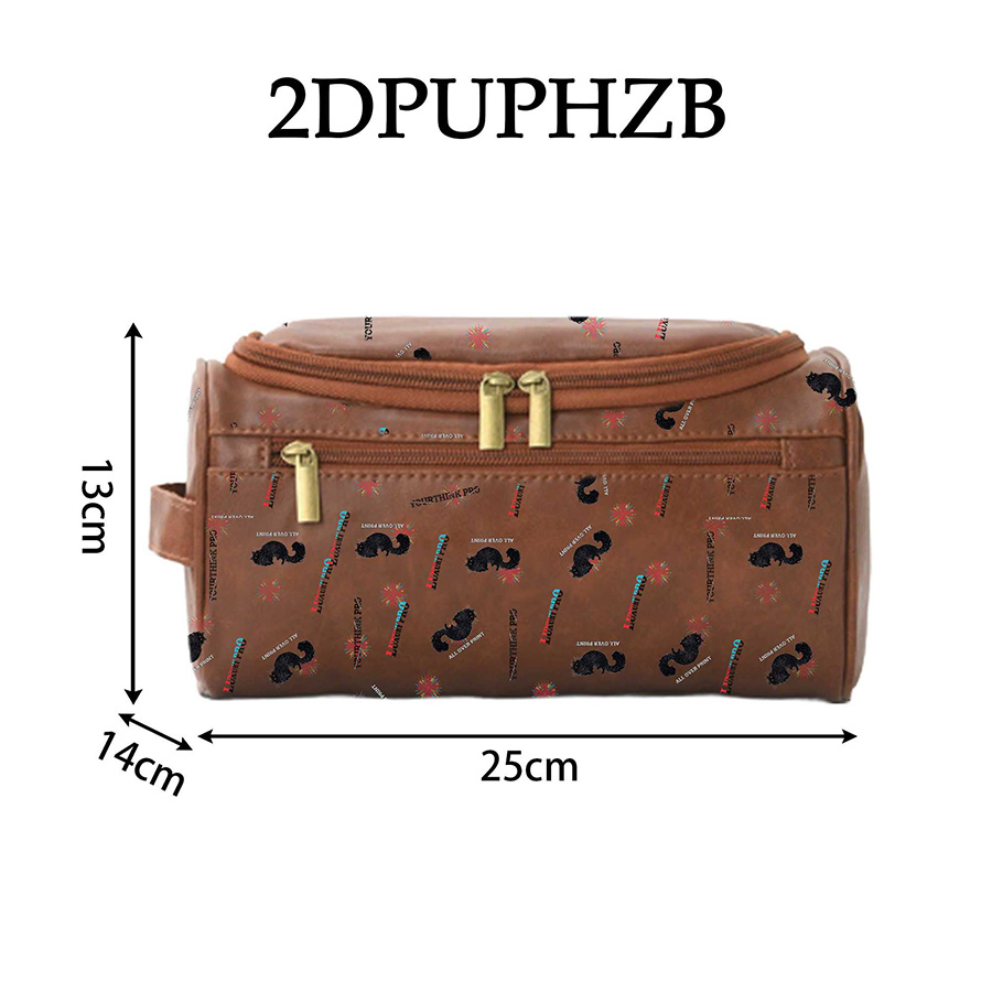 Leather Makeup Bag