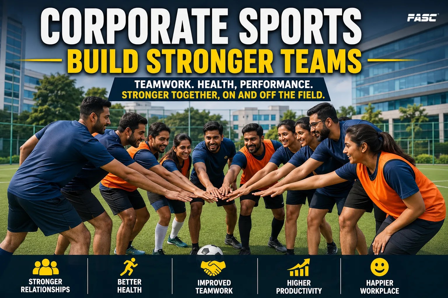 Corporate sports Builds stronger teams 