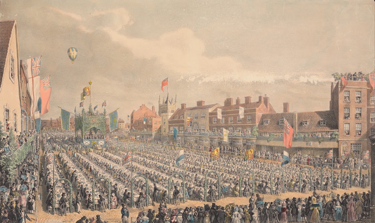 Market Place Wisbech Isle of Ely Cambridgeshire June 28 1838 1838