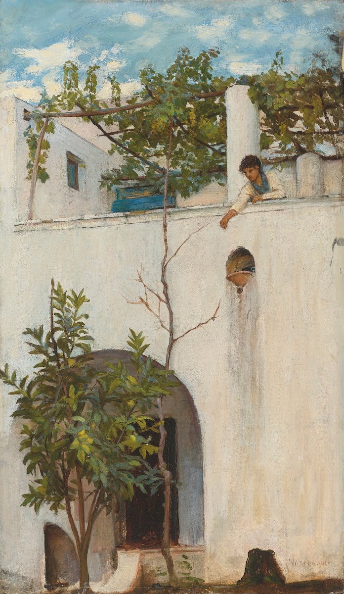 Lady On A Balcony Capri