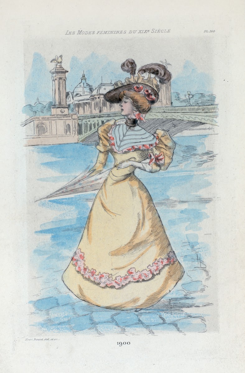 1900 Womens fashion in nineteenth century Paris 1902