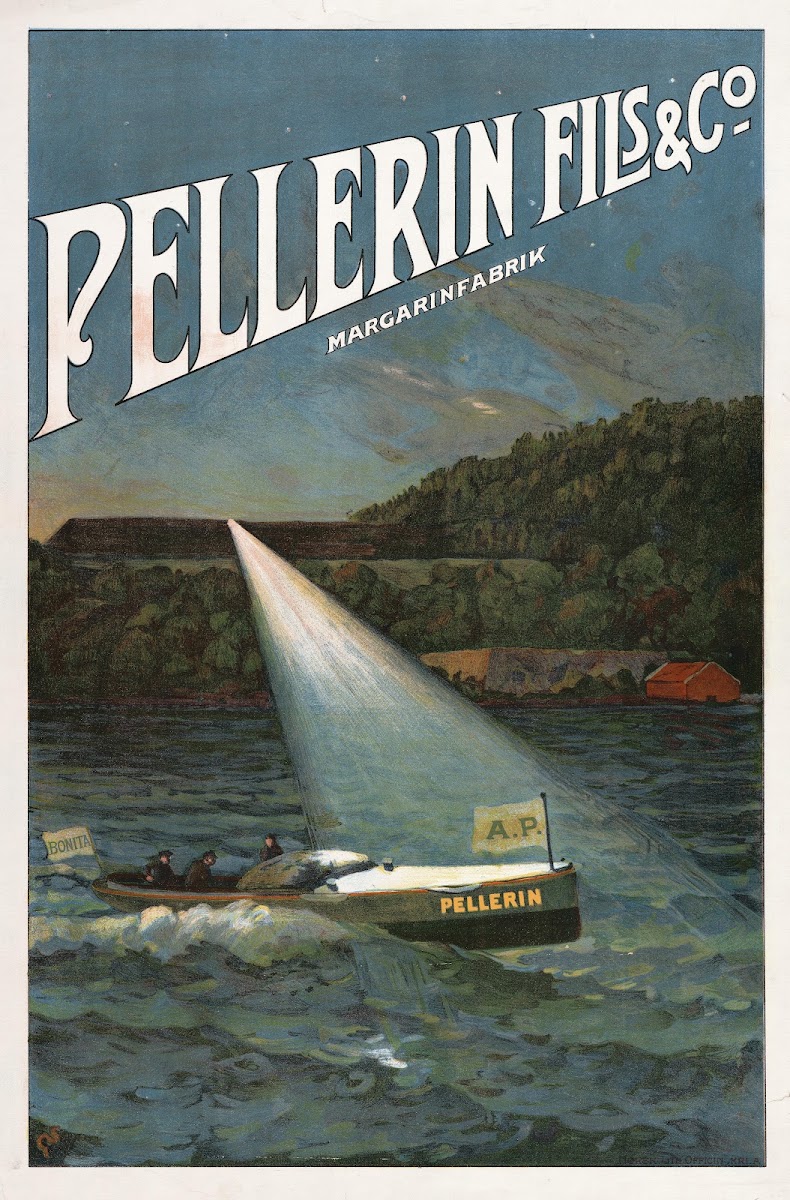 Pellerin Fils  Co Margarinfabrik 1907