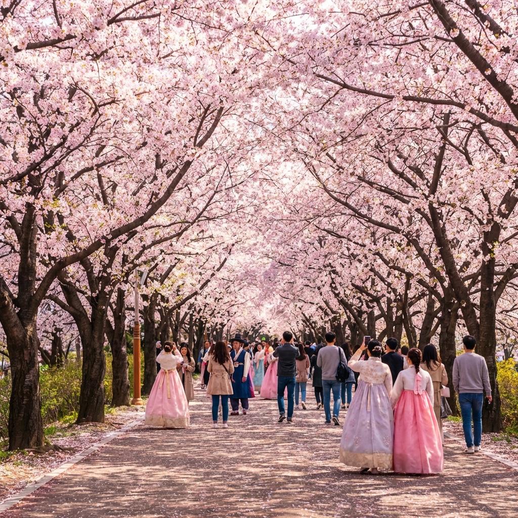 핵심 벚꽃 명소 분석: 여좌천 & 경화역 벚꽃길