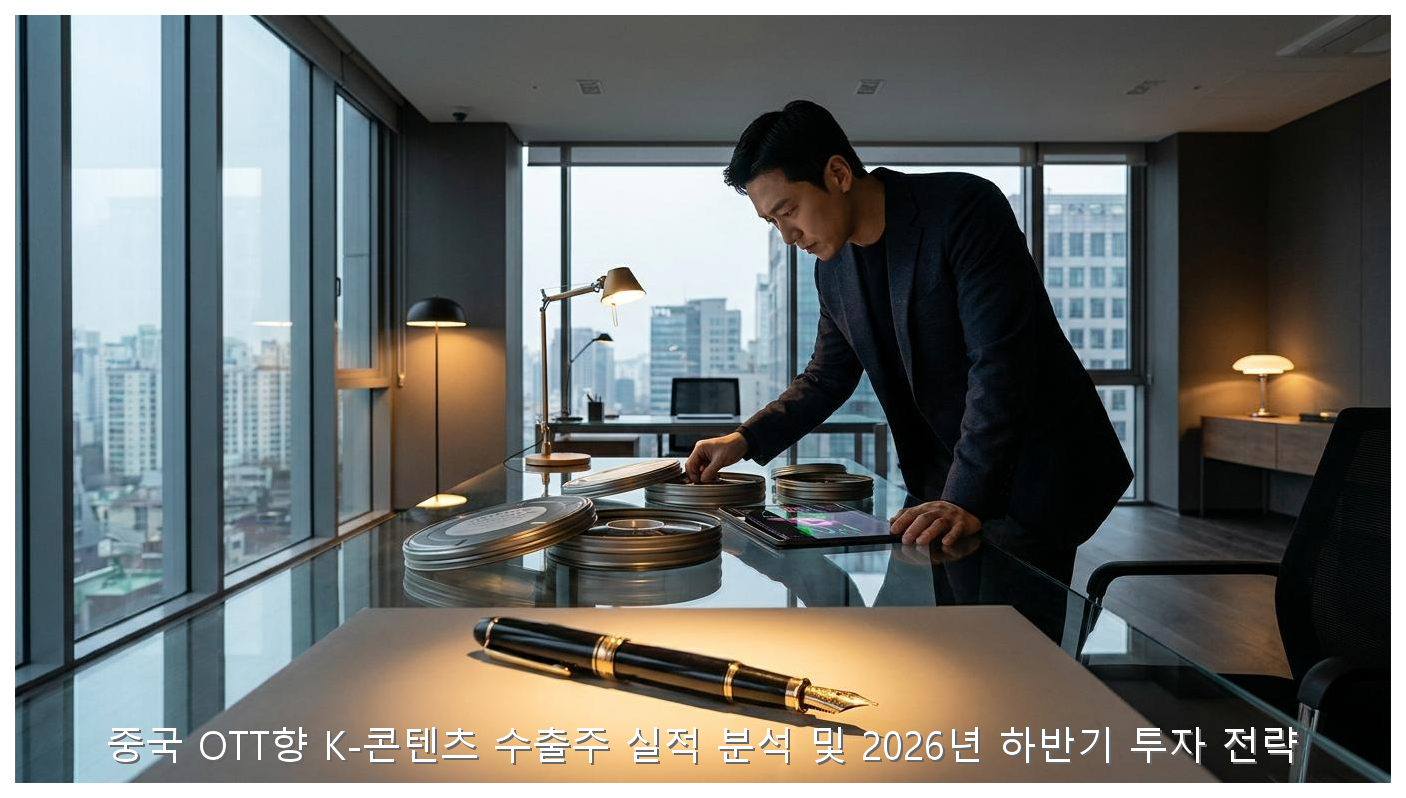 중국 OTT향 K-콘텐츠 수출주 실적 분석 및 2026년 하반기 투자 전략 핵심 안내 및 분석 인포그래픽 (3)