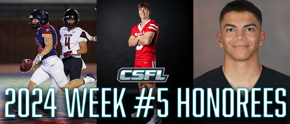 2024 Week #5 Honorees