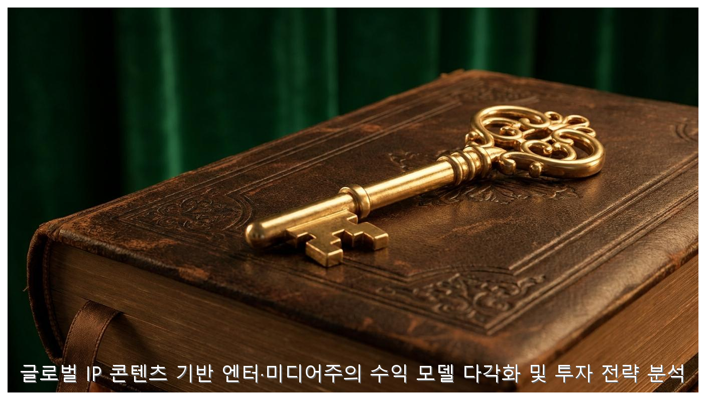 글로벌 IP 콘텐츠 기반 엔터·미디어주의 수익 모델 다각화 및 투자 전략 분석 핵심 안내 및 분석 인포그래픽 (2)