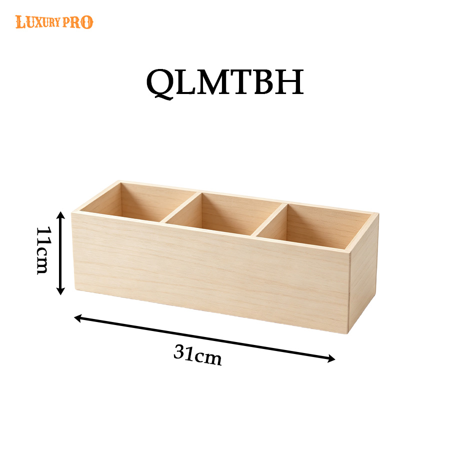 QL wooden pencil case