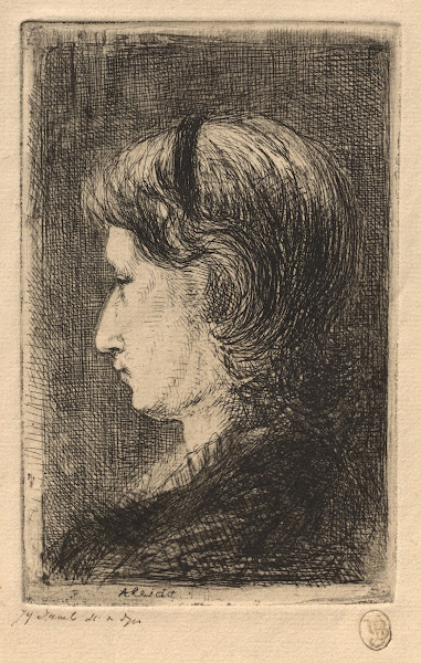 Portrait of Mrs Israëls 1875