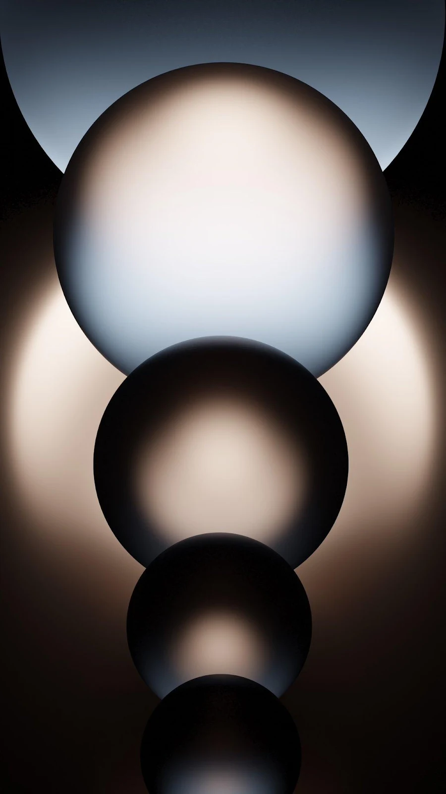 iPhone 13 Pro Spheres Wallpaper - Digital Abstract Art Full HD iPhone Wallpaper (1152x2048)