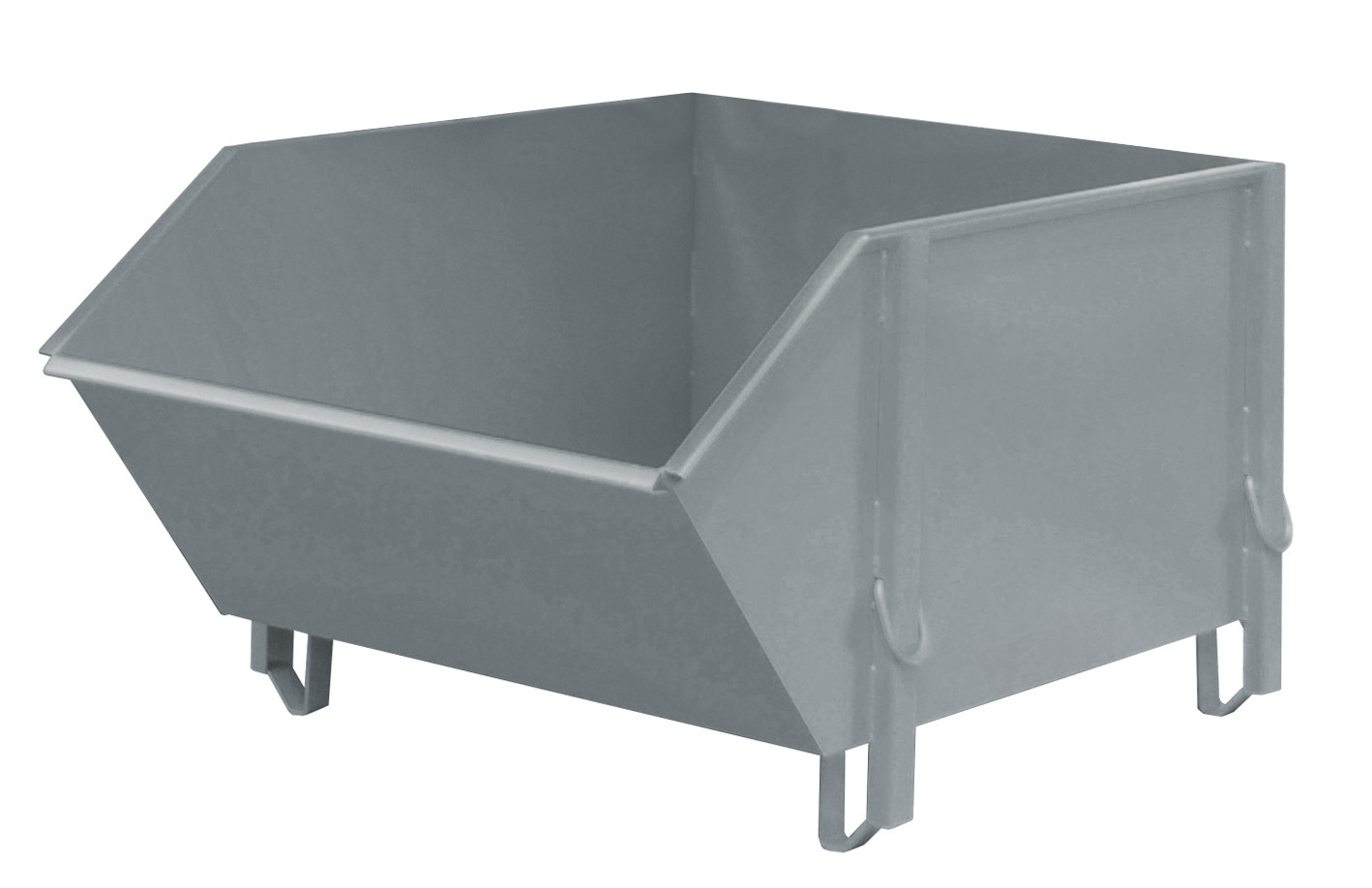 Bouwstofcontainer BBG 100, gelakt, Muisgrijs