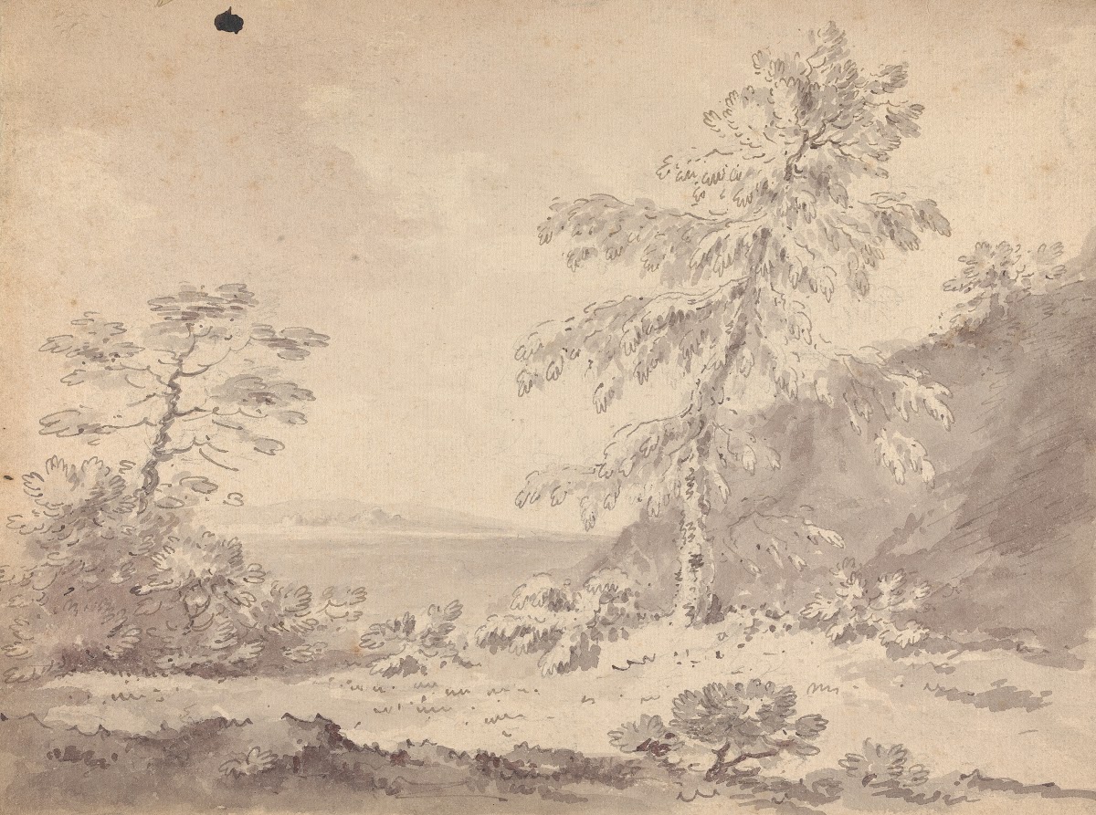 Two Trees in a Landscape between 1762 and 1783