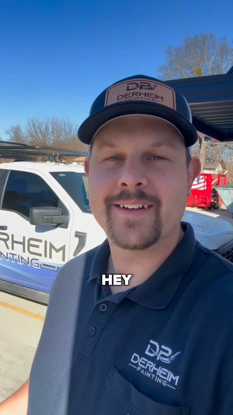 Konrad Derheim owner-on-camera Facebook video ad for Derheim Painting