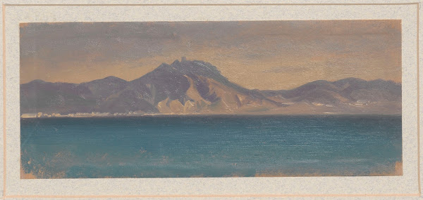 View of the Island of Capri 1857