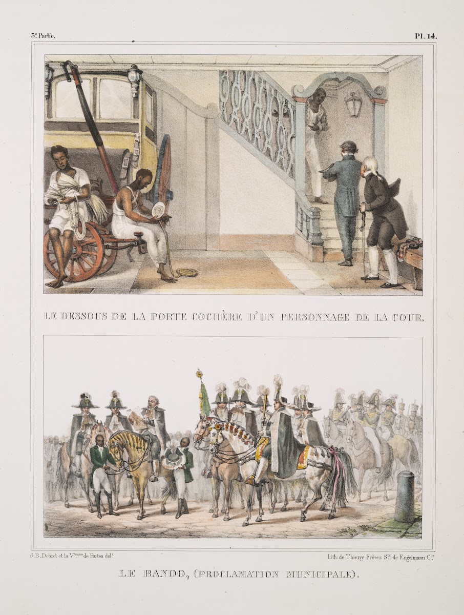 Le dessous de la porte cochère dun personnage de la cour Le Bandoproclamation mu
