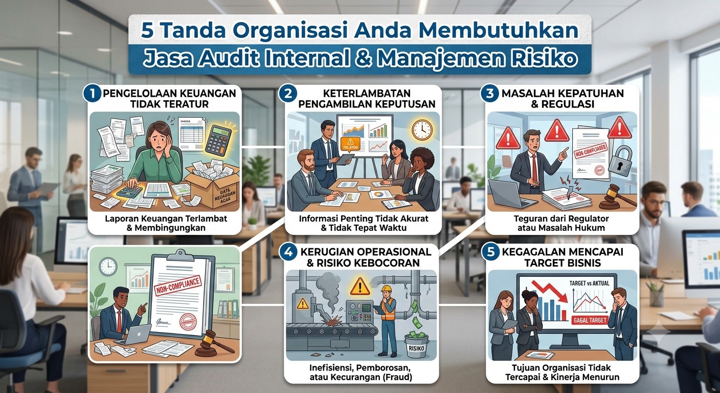 5 Tanda Organisasi Anda Membutuhkan Jasa Audit Internal dan Manajemen Risiko
